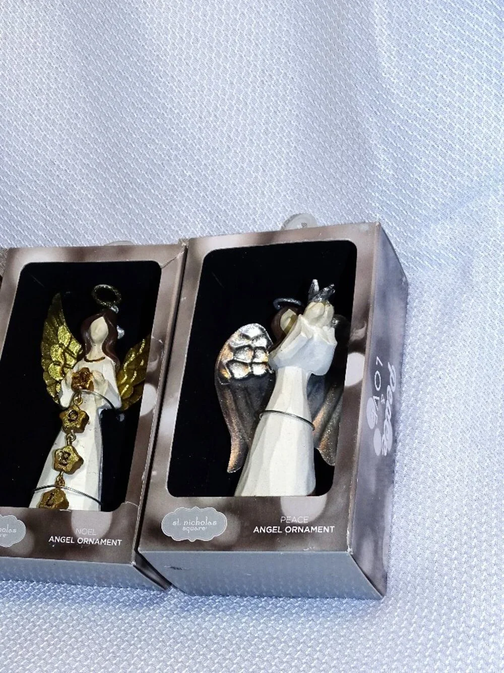 Three New St. Nicholas Square Angel Christmas Ornaments